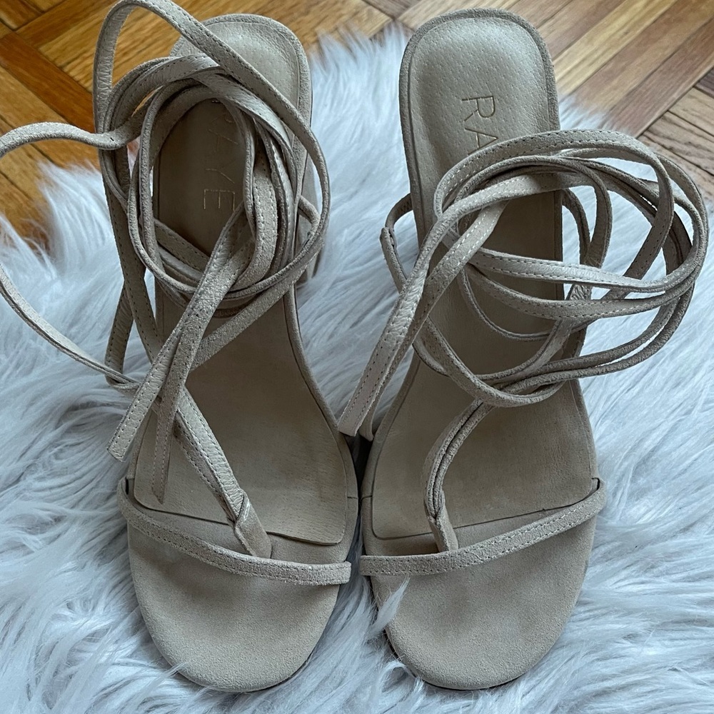 RAYE Briar Heel Nude Heels Size 7 - Picture 4 of 13
